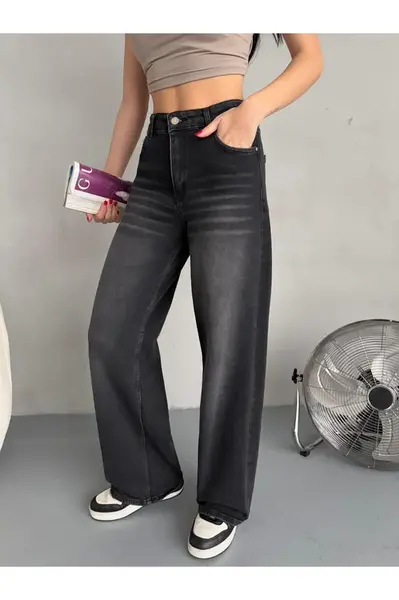 Dewberry dámské vysoké palazzo džíny