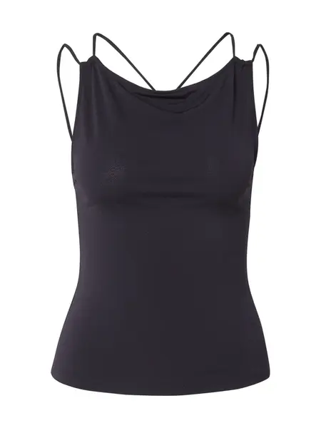 WEEKDAY Top 'Rylie'  čierna