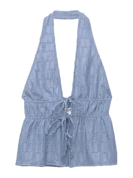 Pull&Bear Top  modrosivá