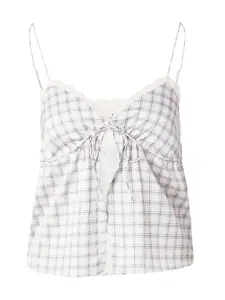 Monki Top  modrá / biela