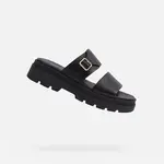 Black women's slippers Geox Adacter S - Women's