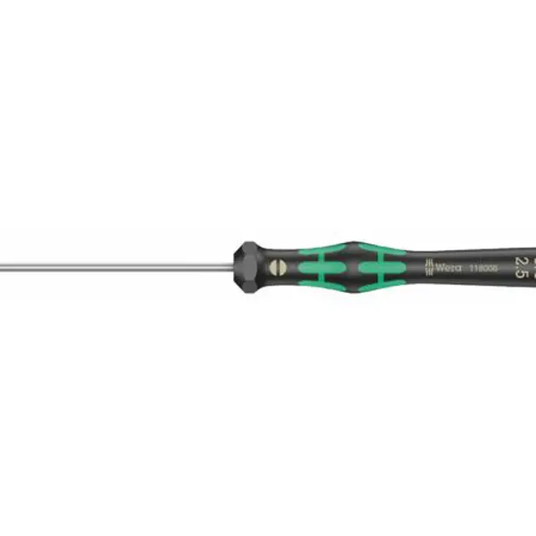 Wera 118008 Šroubovák plochý 0,4x2,5x80 mm k použití v elektronice Kraftform Micro typ 203