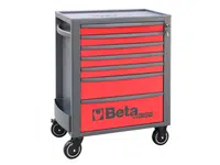 Dílenský vozík, 7 zásuvek, červený - Beta Tools