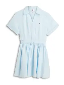 TOMMY HILFIGER Letné šaty 'ESS'  svetlomodrá