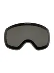 Meatfly náhradní sklo na SNB & SKI brýle Ekko XL Double Gray | Černá | Velikost One Size