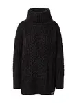Superdry & Co Pletené šaty  čierna melírovaná