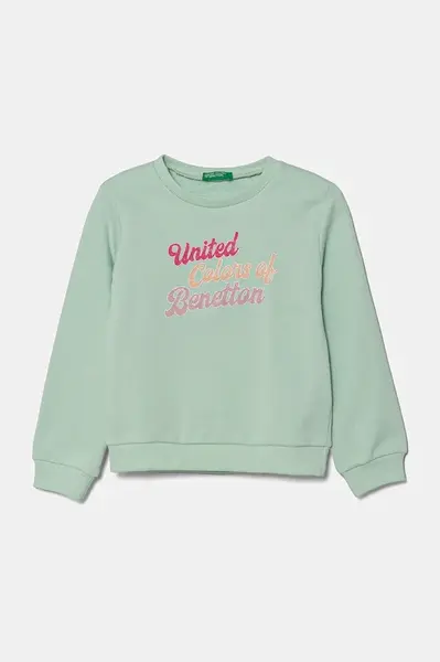 Dětská bavlněná mikina United Colors of Benetton