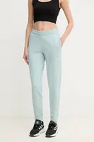 Bavlněné tepláky Puma tyrkysová barva, 685019