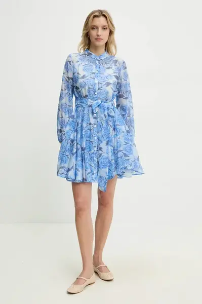 Šaty s hedvábím Answear.LAB