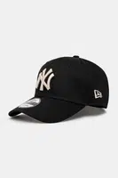 Bavlněná baseballová čepice New Era černá barva, 60595159