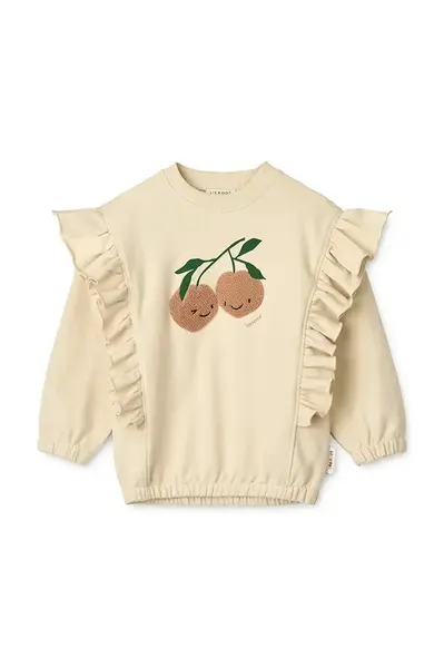 Liewood Dětská bavlněná mikina Liewood Marcella Placement Sweatshirt