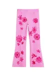 Desigual Nohavice  fuksia / tmavoružová