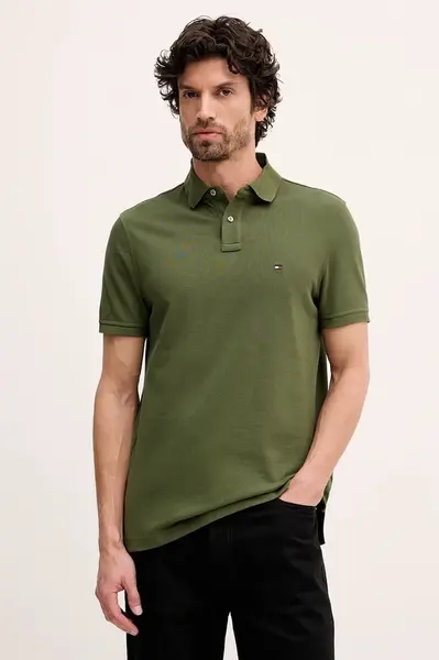 Tommy Hilfiger polo pánské bavlněné s elastanem