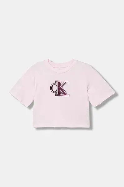 Detské bavlnené tričko Calvin Klein Jeans