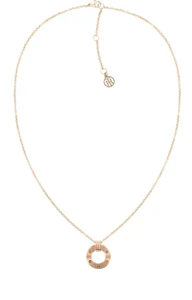 Tommy Hilfiger Nadčasový bronzový náhrdelník 2780644