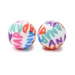 Food Grade Eco-Friendly Printed Silicone Beads