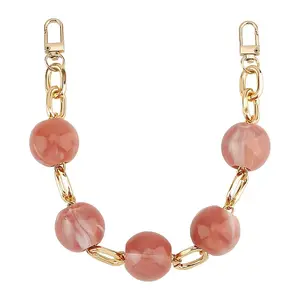 Acrylic Round Beads Bag Strap