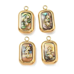 304 Stainless Steel Shell Pendants