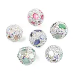 Handmade Polymer Clay Rhinestone Beads