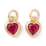 Brass inlaid Cubic Zirconia Pendants