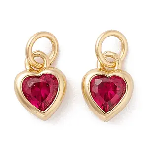 Brass inlaid Cubic Zirconia Pendants