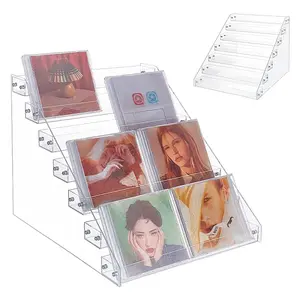 Transparent Acrylic 7 Layers Nail Polish Display Rack