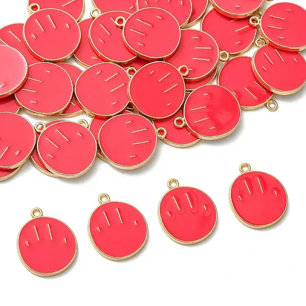 35Pcs Alloy Enamel Pendants