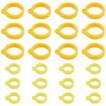 60Pcs 2 Style Silicone Pendant