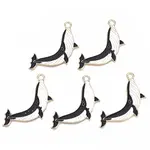 Rack Plating Alloy Enamel Pendants