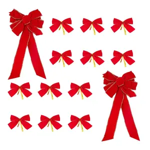 AHADEMAKER 14Pcs 2 Style Polyester Bowknots