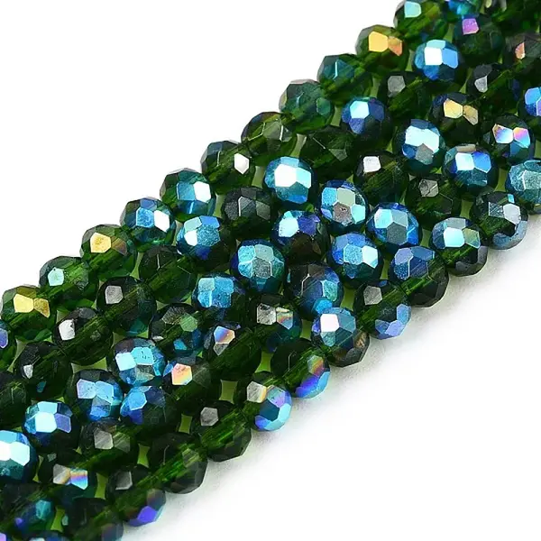 Electroplate Glass Beads Strands
