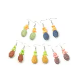 Lava Rock Beads Earring Hooks