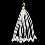 Transparent Glass & Plastic Beads Big Pendants