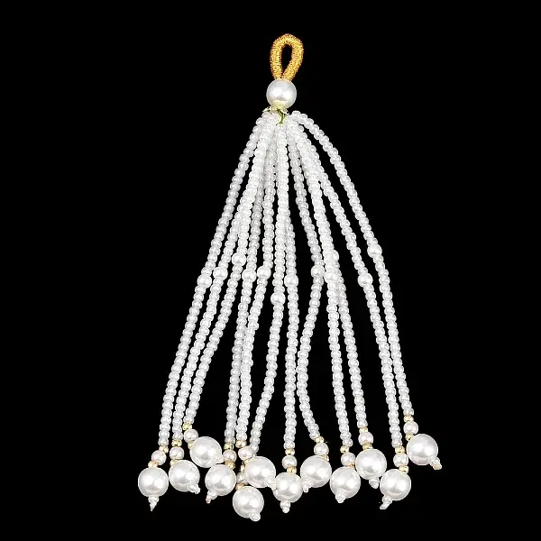 Transparent Glass & Plastic Beads Big Pendants