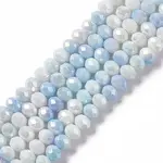 Ombre Effect Dyed Glass Beads Strands