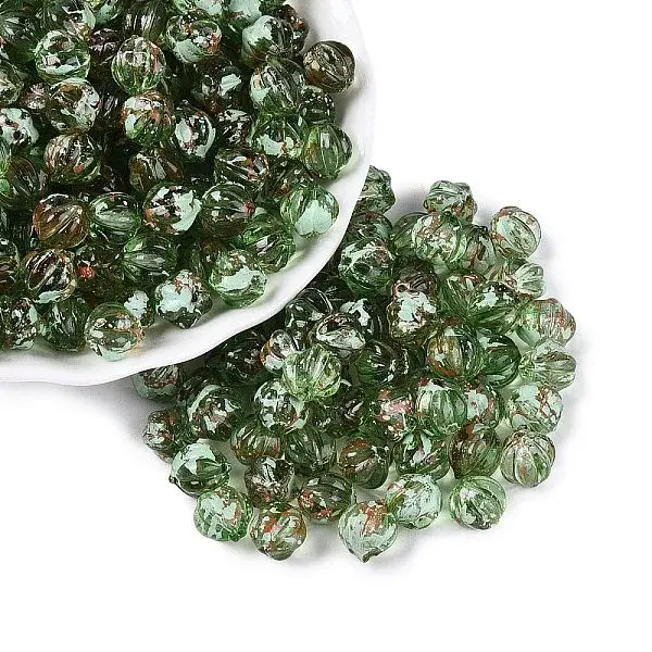 Picasso Transparent Glass Beads