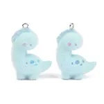 Flocking Opaque Resin Pendants