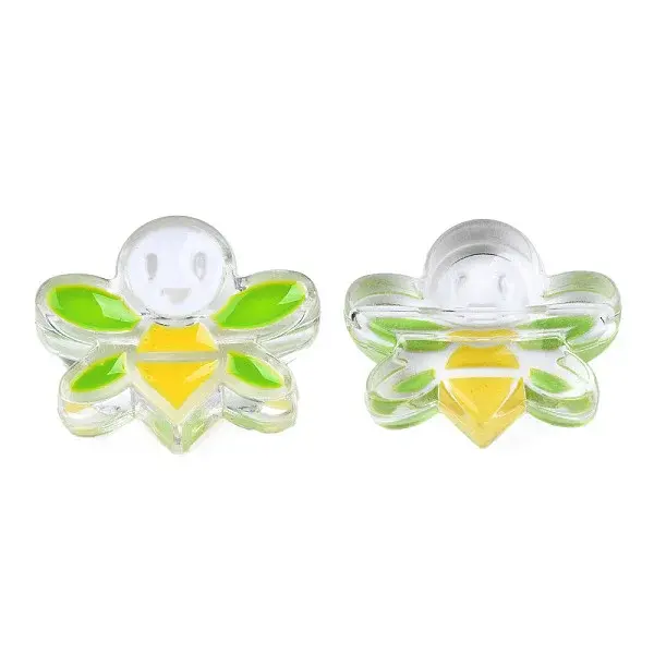 Transparent Acrylic Enamel Beads