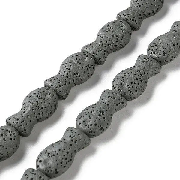 Fish Dyed Natural Lava Rock Beads Strands