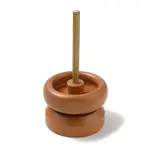 Wooden Manual Seed Bead Spinner Holder