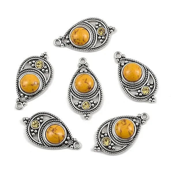 Bohemian Dyed Synthetic Turquoise Pendants