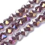 Electroplate Glass Beads Strands