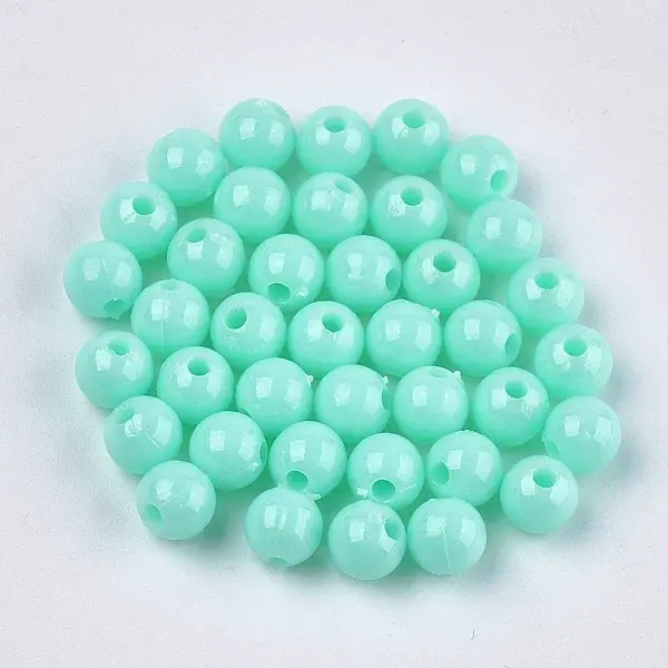 Opaque Plastic Beads