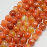 Natural Red Agate Beads Strands