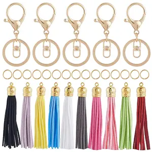 DIY Faux Suede Tasse Keychain Making Kits