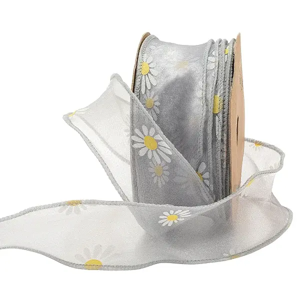 Daisy Pattern Polyester Ribbon
