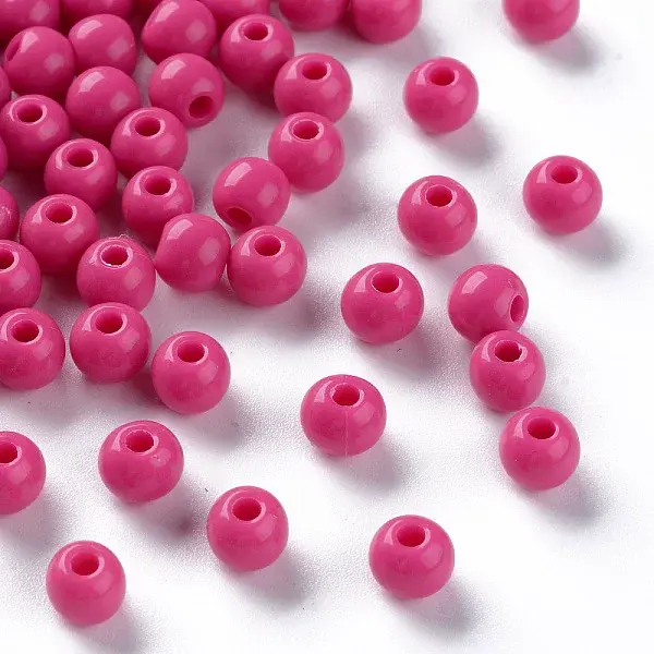 Opaque Acrylic Beads