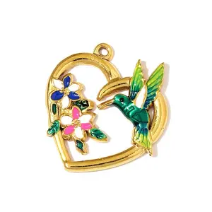 304 Stainless Steel Enamel Pendants