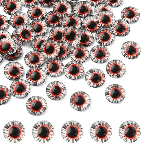 Flat Back Glass Cabochons