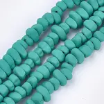 Spray Painted Non-magnetic Synthetic Hematite Beads Strands